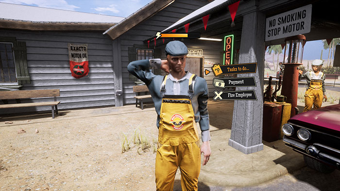 Thuê nhân viên để hỗ trợ một số công việc trong trạm xăng