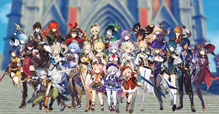 Genshin Impact sở hữu số lượng nhân vật đông đảo với ngoại hình lôi cuốn