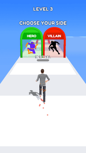 Chọn phe mà bạn muốn thuộc về trong game Hero Verse Run 