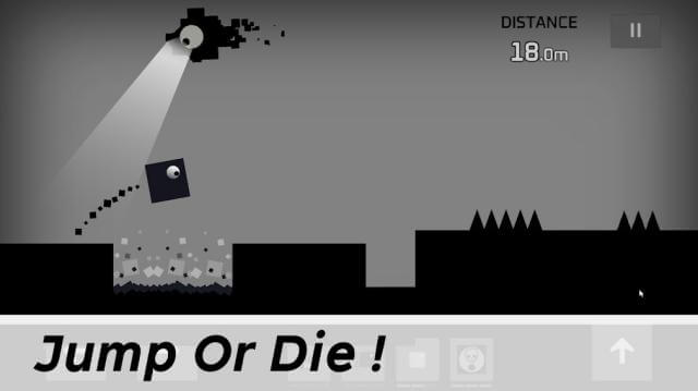 Chạy, nhảy và phiêu lưu trong thế giới hình khối đen trắng của game Sqube Darkness