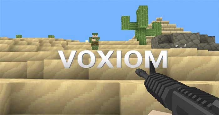 Voxiom là game bắn súng thời gian thực với các bản đồ có thể phá hủy