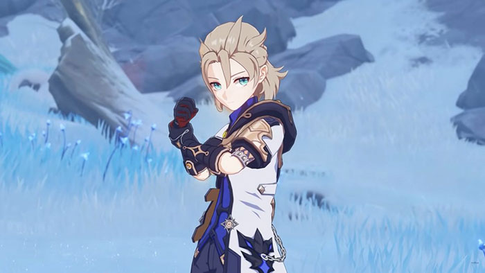 Thời gian hồi chiêu của Albedo rất ngắn, chỉ 4 giây