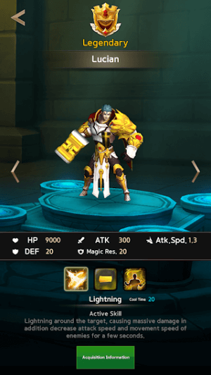 Tùy chỉnh và nâng cấp chiến binh của bạn trong game Devil Legion Battle War