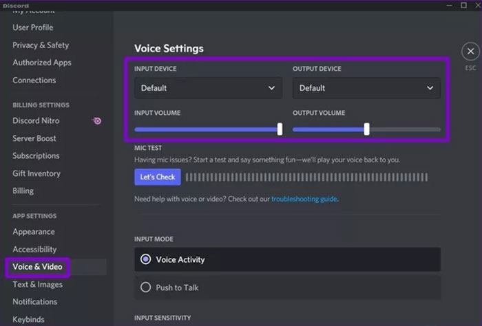 Những cách khắc phục sự cố âm thanh trong Discord