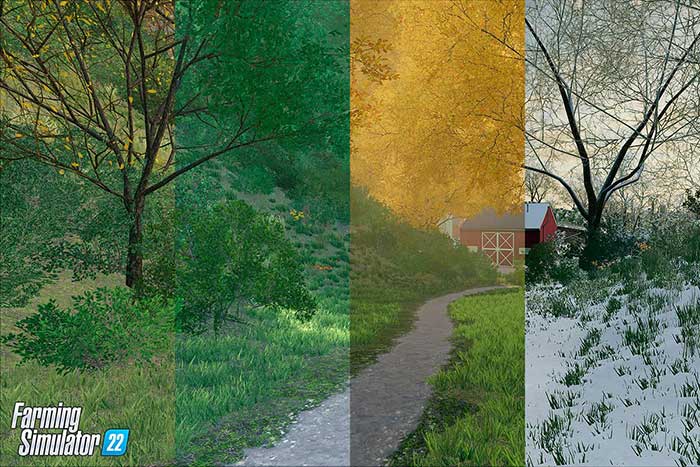 Farming Simulator 22 đã được bổ sung cơ chế thay đổi thời tiết