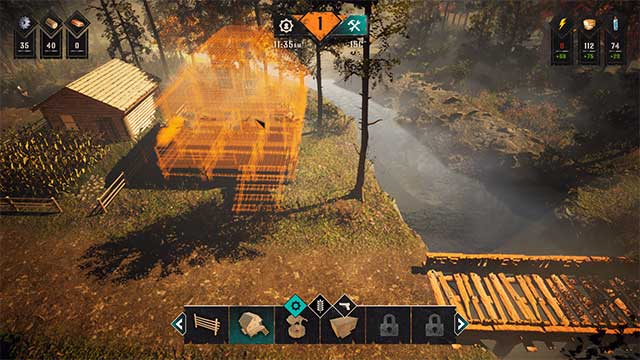 Thu thập tài nguyên và xây dựng khu định cư