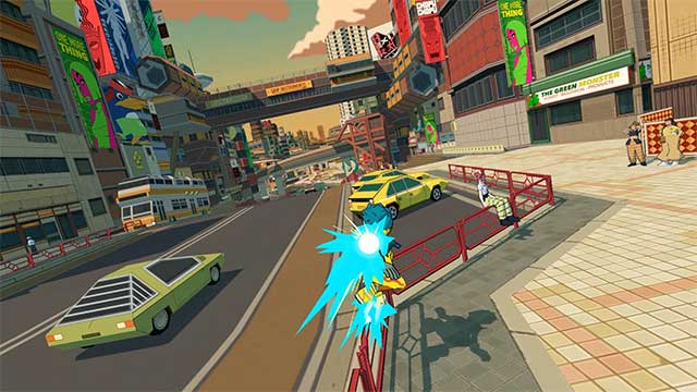 Bomb Rush Cyberfunk lấy cảm hứng từ game cổ điển Jet Set Radio