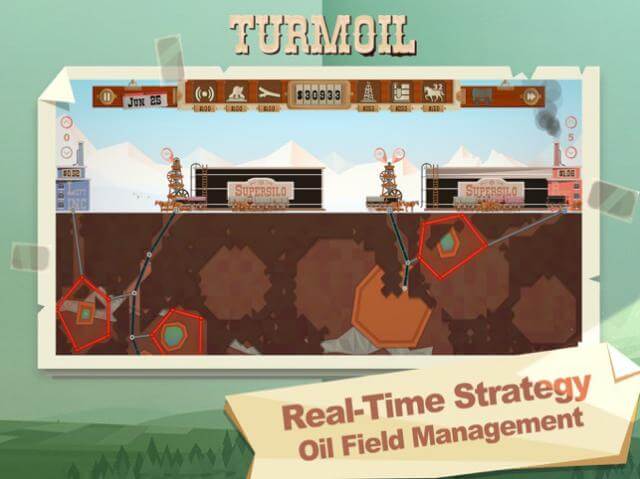 Turmoil là game mô phỏng kinh doanh khai thác dầu mỏ thú vị