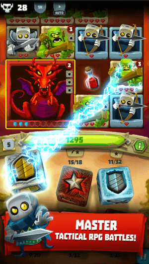 Làm chủ các trận đánh RPG chiến thuật trong game Dice Hunter 1