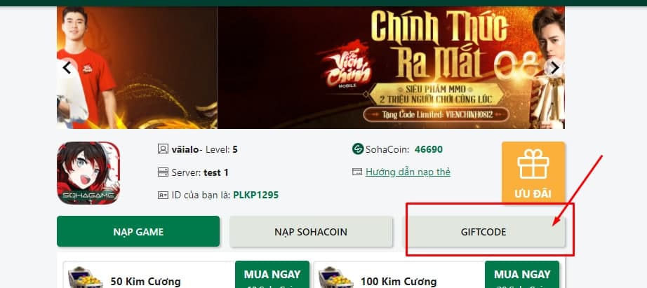 Trang chính của nhân vật trong Học Viện Siêu Nhiên