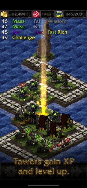 Mazebert TD là game kết hợp giữa lối chơi chiến lược phòng thủ, nhập vai và thu thập thẻ bài