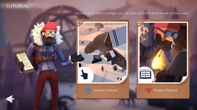 Bạn được lựa chọn vào vai người sống sót hoặc kẻ phản bội