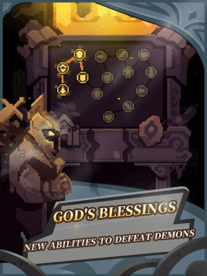 Infinite Knights có vô số kỹ năng mới để bạn mở khóa và tiêu diệt quái vật