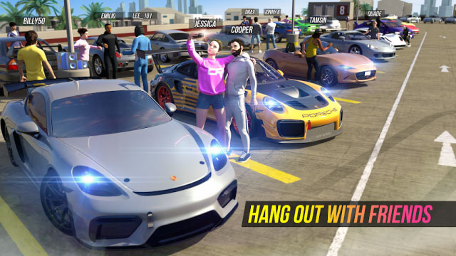 Tham gia các cuộc giao lưu xe cùng với bạn bè trong game Car Life