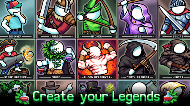 Tạo ra huyền thoại của riêng bạn trong game IdleOn