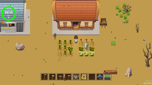 Xây dựng nông trại công nghệ mới trong game giả lập WoMen in Science