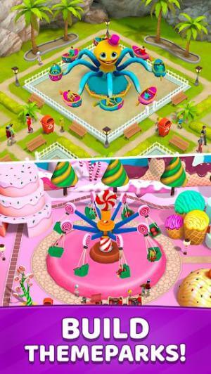 Fun Town là trò chơi mô phỏng giải đố chủ đề xây dựng công viên giải trí