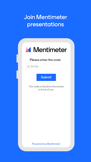 Tham gia phiên trong Mentimeter bằng cách chỉ cần nhập mã chữ số