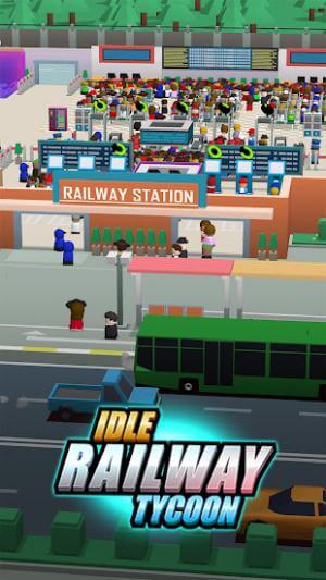 Quản lý đường sắt của bạn trong game Idle Railway Tycoon 