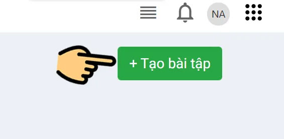 Tạo bài tập trên Azota