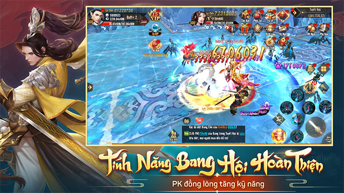 Bang hội trong Cổ Long Kiếm cho iOS