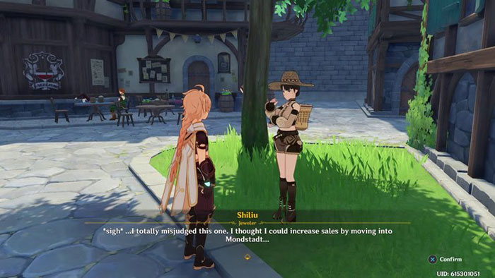Shiliu là một người bán hàng ở Monstadt