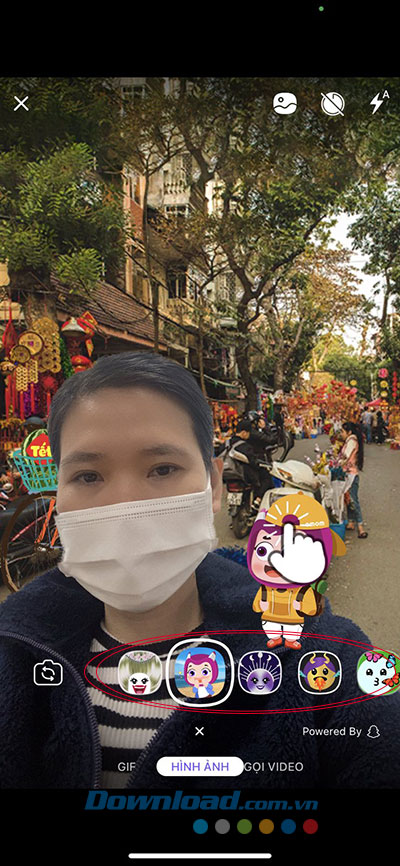 Chụp ảnh Viber