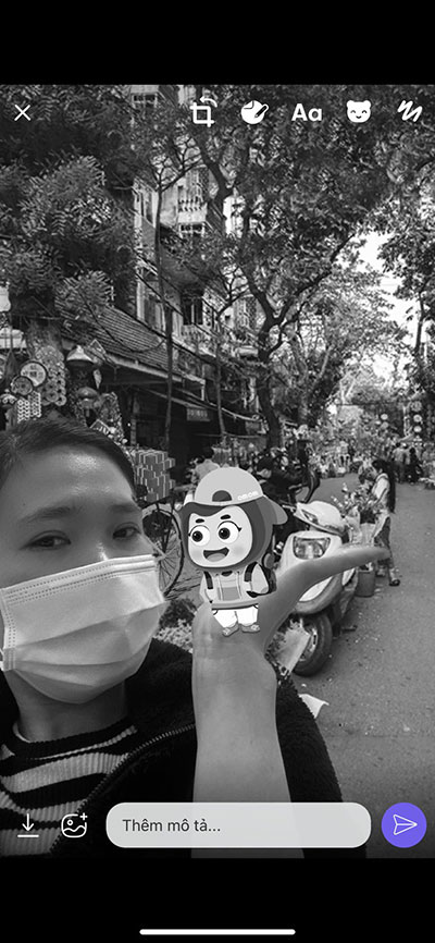 Tải ảnh chụp trên Viber