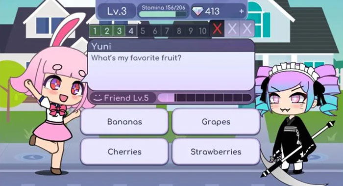 Đặt câu hỏi cho các nhân vật để nâng cao mức độ tình bạn