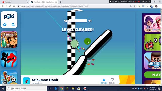 Poki có nhiều tựa game nổi tiếng như Subway Surfers, Minecraft, Stickman Hook,...