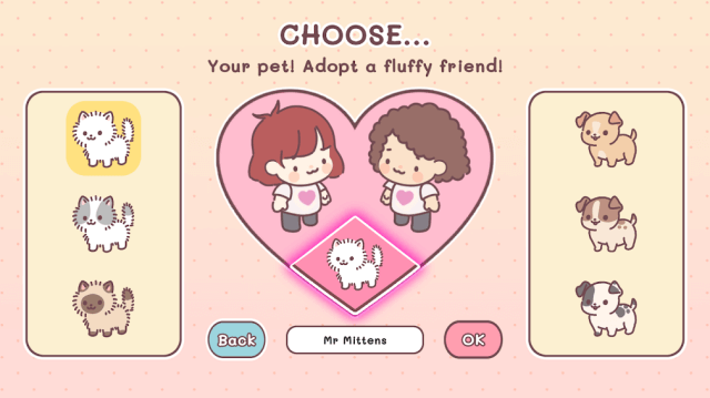 Chọn con pet dễ thương của bạn trong Pocket Love