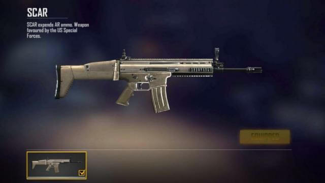 Súng SCAR khá dễ sử dụng với những người chơi mới