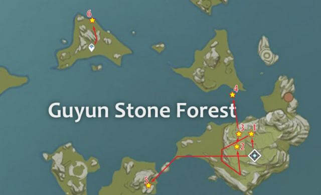 Thu thập Cor Lapis ở rừng đá Guyun