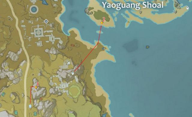 Thu thập Cor Lapis ở Guili Plains