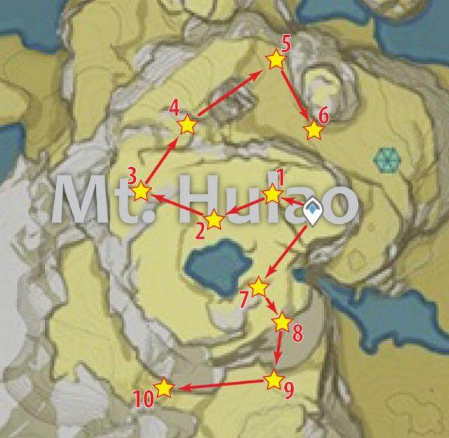 Thu thập Cor Lapis ở núi Hulao