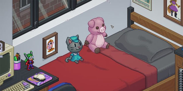 Thú nhồi bông là món đồ xuất hiện xuyên suốt trong Unpacking