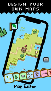 Công cụ Map Editor cho phép tạo và chỉnh sửa bản đồ game tùy ý