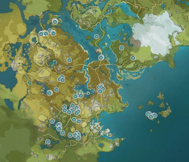 Một lượng lớn bướm có thể được thu thập ở vùng lân cận Mondstadt 