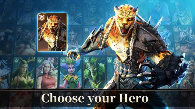 Chọn anh hùng của bạn trước khi bắt đầu cuộc chiến trong Rage of Destiny