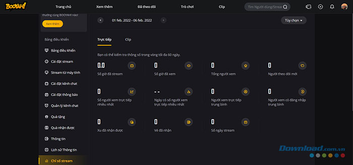 Những chỉ số quan trọng cần lưu ý trong Booyah!