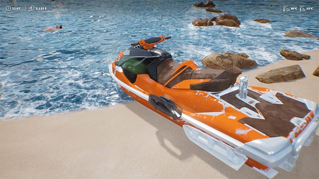 Tận dụng phương tiện cứu hộ để làm tốt công việc của mình trong Lifeguard Simulator game