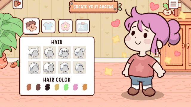 Chọn và tùy chỉnh nhân vật của bạn trong game My Dear Farm