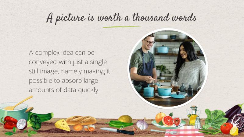 Real Food Presentation Template 10*346121