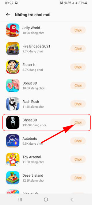 Tìm game Ghost 3D trên HeyFun