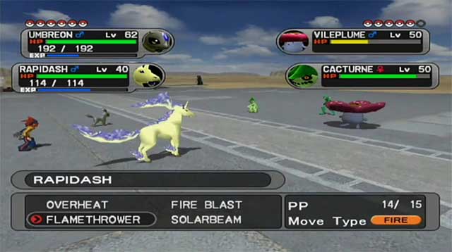 Pokemon XD: Gale of Darkness có gần 100 Pokémon có thể thu thập