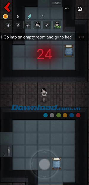 Tìm phòng có giường trống để ngủ