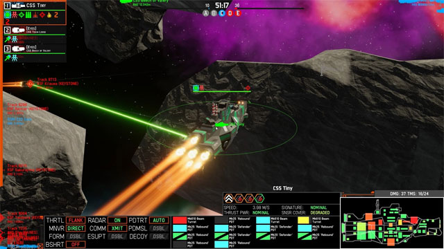 NEBULOUS: Fleet Command mô phỏng chân thực cuộc chiến không gian quy mô lớn