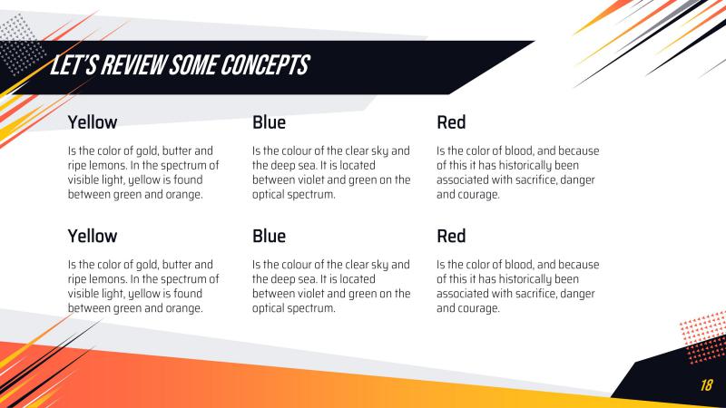 Geometric Sport Presentation Template slide 12*347378