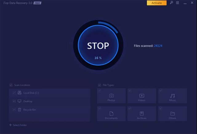  iTop Data Recovery giúp khôi phục dữ liệu cho hơn 1000 định dạng 