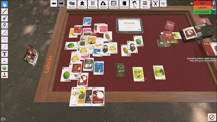 Game thủ có thể chơi rất nhiều thể loại game hấp dẫn với Tabletop Simulator